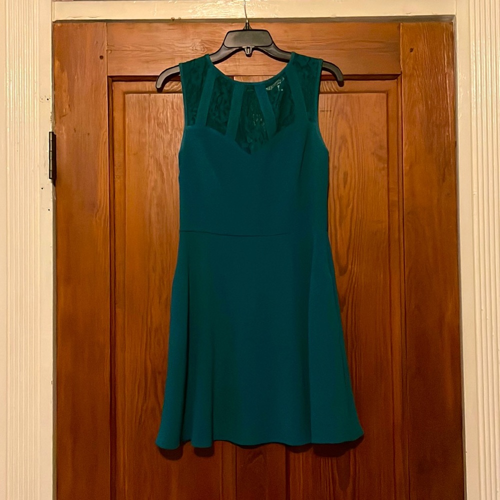 Speechless Winter Green Cocktail Dress